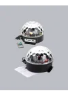 Mey İthalat® Bluetooth Hoparlörlü LED Disko Işığı Müzik Ritim Duyarlı ve Taşınabilir