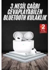 Mey İthalat® Bluetooth Kulaklık 3. Nesil Ios Android Uyumlu Yeni Nesil Wireless Charge