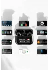 Mey İthalat® Bluetooth Kulaklık Kablosuz Ekranlı ANC/ENC Destekli Dokunmatik