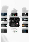 Mey İthalat® Bluetooth Kulaklık Kablosuz Ekranlı ANC/ENC Destekli Dokunmatik