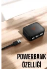 Mey İthalat® Bluetooth Kulaklık Powerbank Özelliği Yüksek Ses Kaliteli TWS Kulaklık