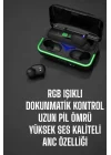 Mey İthalat® Bluetooth Kulaklık Powerbankli Yüksek Ses Kaliteli Şarj Göstergeli