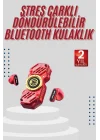 Mey İthalat® Bluetooth Kulaklık Stres Çarkı ANC Özellikli Gaming Kulaklık