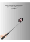 Mey İthalat® Bluetooth Selfie Çubuğu – Işıklı, Katlanabilir, Uzaktan Kumandalı