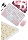 Mey İthalat® Bluetooth Touchpad Klavye 10.9 inch Kablosuz Wifi Q Klavye Slim