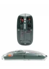 Mey İthalat® Bluetooth ve 2.4G USB Destekli Pilli Kablosuz Şeffaf Mouse
