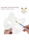 Mey İthalat® Boyanabilir Kedi Model Maske – Kendi Tasarımını Oluştur