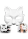 Mey İthalat® Boyanabilir Kedi Model Maske – Kendi Tasarımını Oluştur