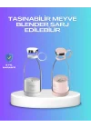 Mey İthalat® Çevre Dostu Cam Gövdeli Kablosuz Smoothie Blender