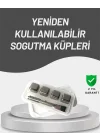 Mey İthalat® Çevre Dostu Metal Buz Küpü ve Kullanışlı Klips Seti