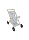 Mey İthalat® ÇG71 Okutan, Ahşap Bebek Arabası
