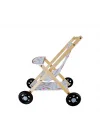 Mey İthalat® ÇG71 Okutan, Ahşap Bebek Arabası