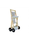 Mey İthalat® ÇG71 Okutan, Ahşap Bebek Arabası
