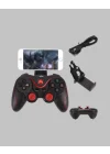 Mey İthalat® Çift Analog Joystick ve 14 Tuşlu Bluetooth Oyun Kumandası