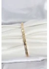 Mey İthalat® CM 14K Gold Renk Geometrik Model Kadın Bileklik