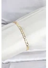 Mey İthalat® CM 14K Gold Renk Halka Zincir Model Kadın Bileklik