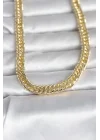 Mey İthalat® CM 14K Gold Renk Kalın Zincir Model 60 cm Kadın Kolye