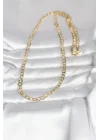Mey İthalat® CM 14K Gold Renk Kalın Zincir Model 60 cm Kadın Kolye