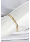 Mey İthalat® CM 14K Gold Renk Kalın Zincir Model Kadın Bileklik