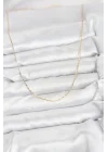 Mey İthalat® CM 14K Gold Renk Kesme Model 60 cm Kadın Kolye