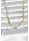 Mey İthalat® CM 14K Gold Renk Lazer Model 45 cm Kadın Kolye