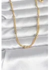 Mey İthalat® CM 14K Gold Renk Topçuk Model 60 cm Kadın Kolye
