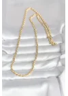 Mey İthalat® CM 14K Gold Renk Zincir Model 60 cm Kadın Kolye