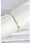 Mey İthalat® CM 14K Gold Renk Zincir Model Kadın Bileklik