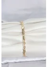 Mey İthalat® CM 14K Gold Renk Zincir Model Kadın Bileklik