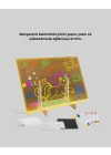 Mey İthalat® Çocuklar ve Yetişkinler İçin USB LED Işıklı Çizim Panosu