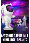 Mey İthalat® Çocuklara Özel Projeksiyon Astronot Lamba Speaker Sevimli