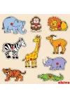 Mey İthalat® CS-1009 SAFARİ HAYVANLARI AHŞAP YAPBOZ