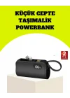 Mey İthalat® Dahili Type-C Konektörlü Mini 2000mAh Powerbank
