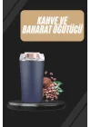 Mey İthalat® Dayanıklı Paslanmaz Çelik Kolay Kullanım Kahve Ve Baharat Öğütücü