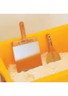 Mey İthalat® Dekor 006 Macun Ispatulası 12 cm Ahaşap Saplı