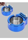 Mey İthalat® Dekoratif Çakmaklı Küllük Kolay Temizlenebilir Metal