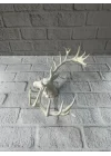 Mey İthalat® Dekoratif Geyik Başı Heykel 25 cm Modern Minimal Tasarım