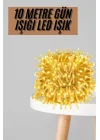 Mey İthalat® Dekoratif Peri Led 100 Ledli Gün Işığı Pilli 10 Metre Gün Işığı