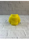 Mey İthalat® Dekoratif Sarı Hoodie Kalemlik 10x10 cm