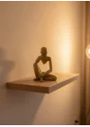 Mey İthalat® Dekoratif Sarı İnsan Figürü Modern Masa ve Raf Süsü