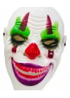 Mey İthalat® Delirten Gülüş Psikopat Palyaço Temalı Joker Maskesi