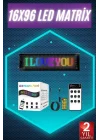 Mey İthalat® Digital Araba Yazısı Ekran Matrix En Büyük Boy Matrix LED Panel 19*96 pıxel