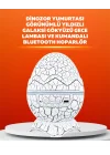 Mey İthalat® Dinozor Yumurtası Tasarımlı Projektörlü Gece Lambası