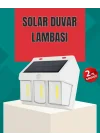 Mey İthalat® Dış Mekan Solar Duvar Lambası – 120° Hareket Algılama, 3 Işık Modu