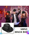 Mey İthalat® Disko Star Siyah Payetli Fötr Şapka Yetişkin Boy