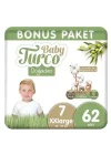Mey İthalat® Doğadan Bebek Bezi Bonus Paket No:7 62 Adet