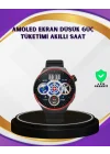 Mey İthalat® Dokunmatik Akıllı Saat Kablosuz Şarj AMOLED Ekran