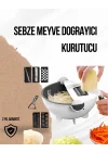 Mey İthalat® Döner Mekanizmalı Rende Bıçaklı Sebze Dilimleyici Seti
