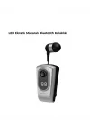 Mey İthalat® DSF 220 Kablosuz Klipsli Bluetooth Kulaklık