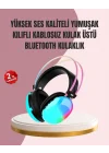 Mey İthalat® Düşük Gecikmeli Bluetooth 5.3 Gaming Kulaklık – RGB Işıklı